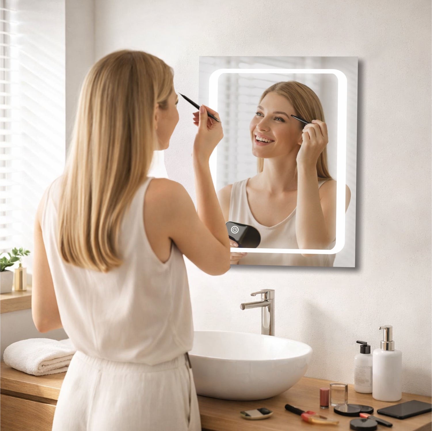 TRYOTONE Rect Smart LED Mirror