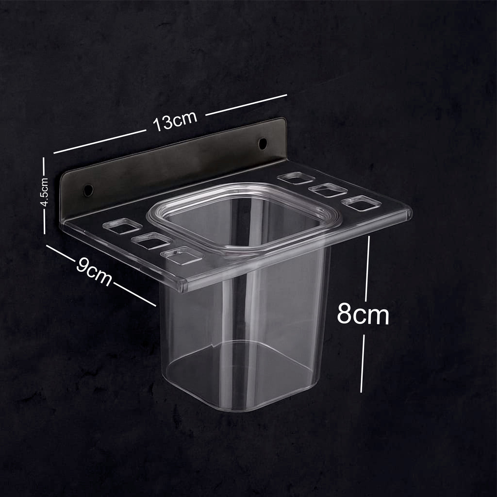 TRYOTONE Wall-Toothbrush Holder Plastic Toothbrush Holder (pack of 2)