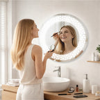 Round Glow LED Mirror 24 x 24