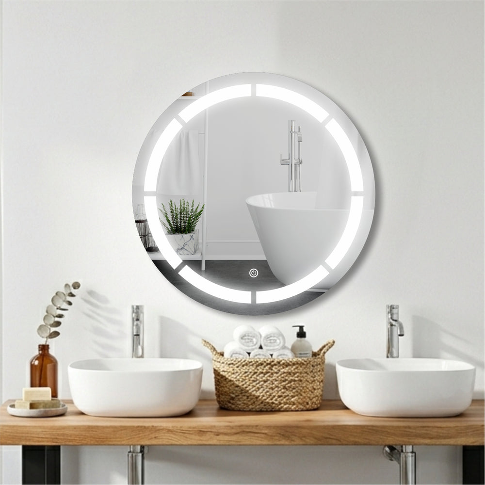 Round luxe LED Mirror 24 x 24