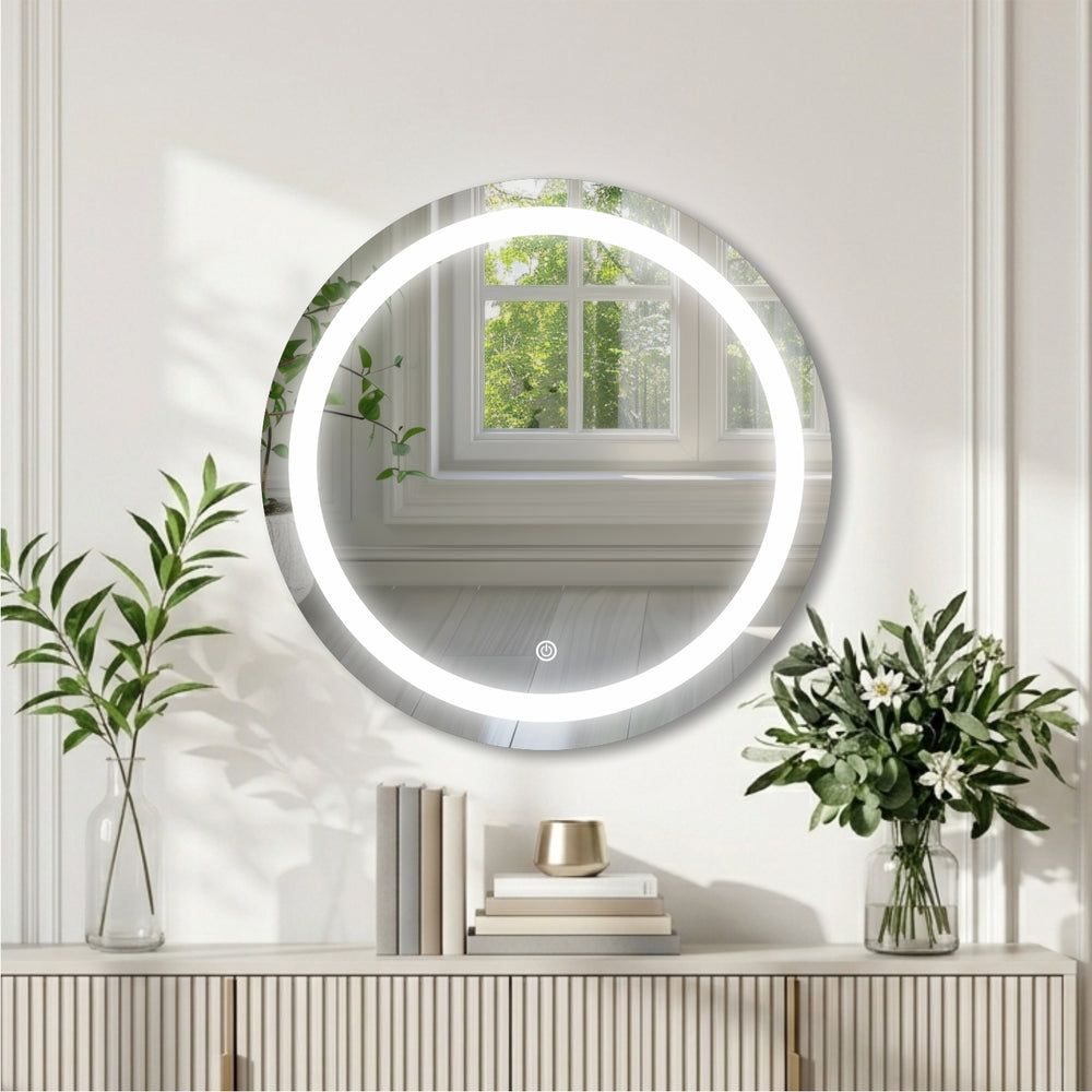 Round  LED Mirror 24 x 24