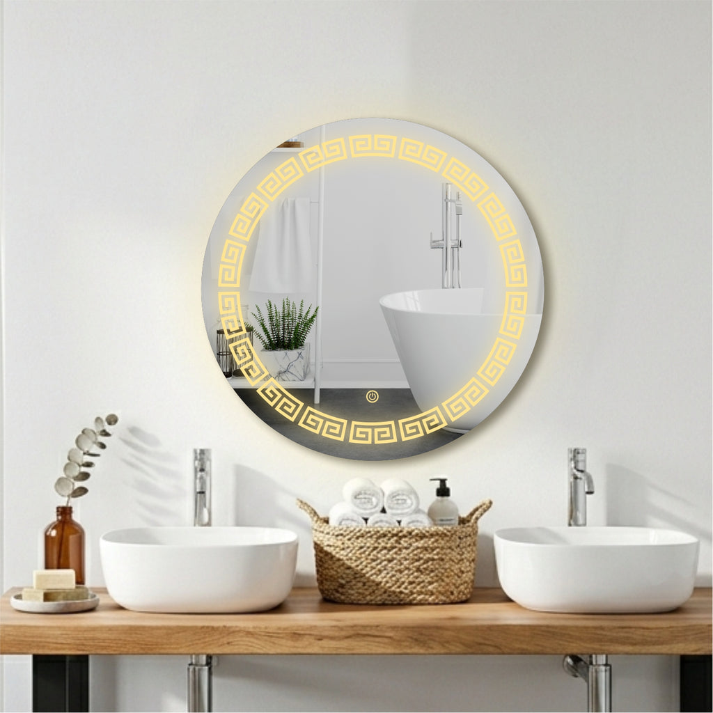 Round Nova LED Mirror 24 x 24