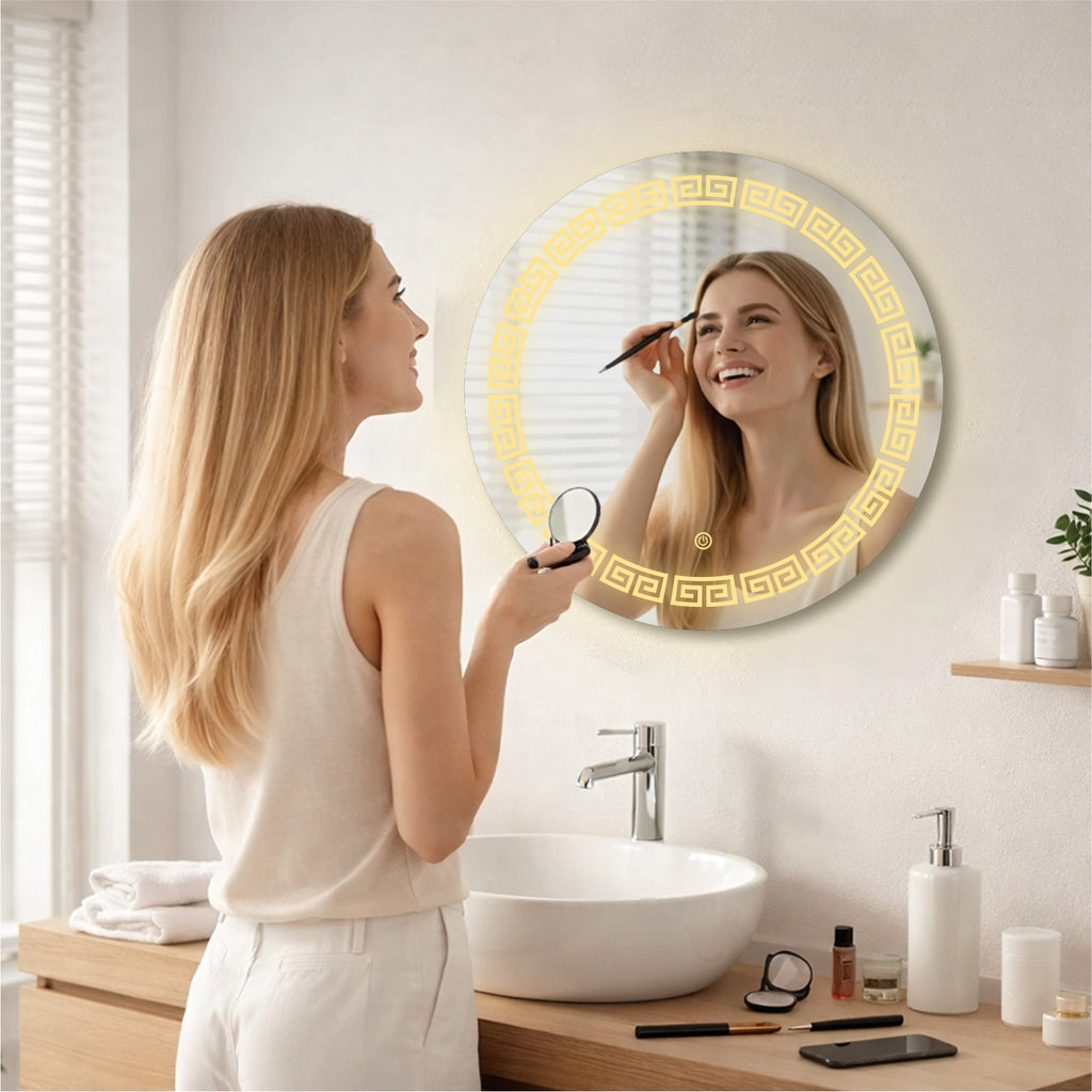 Round Nova LED Mirror 24 x 24