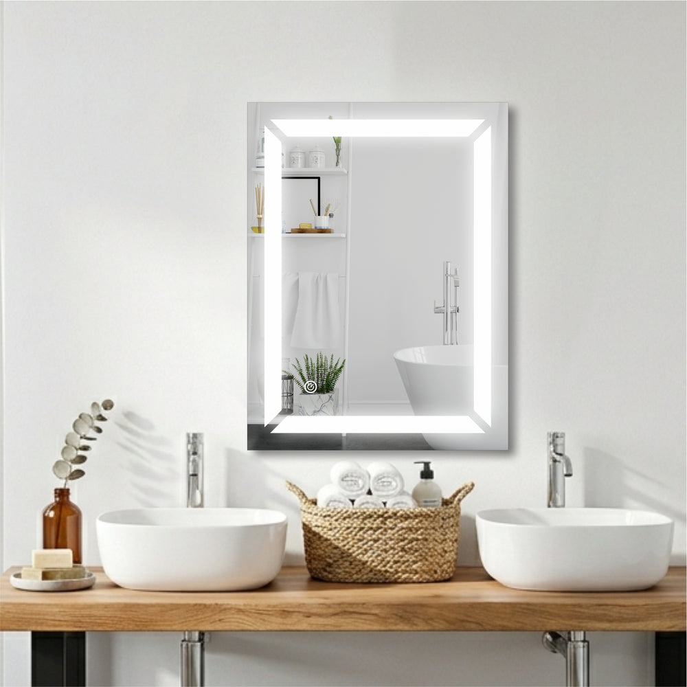 TRYOTONE Rect vanity LED Mirror 18 x 24