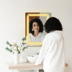 TRYOTONE Rect vanity LED Mirror 18 x 24