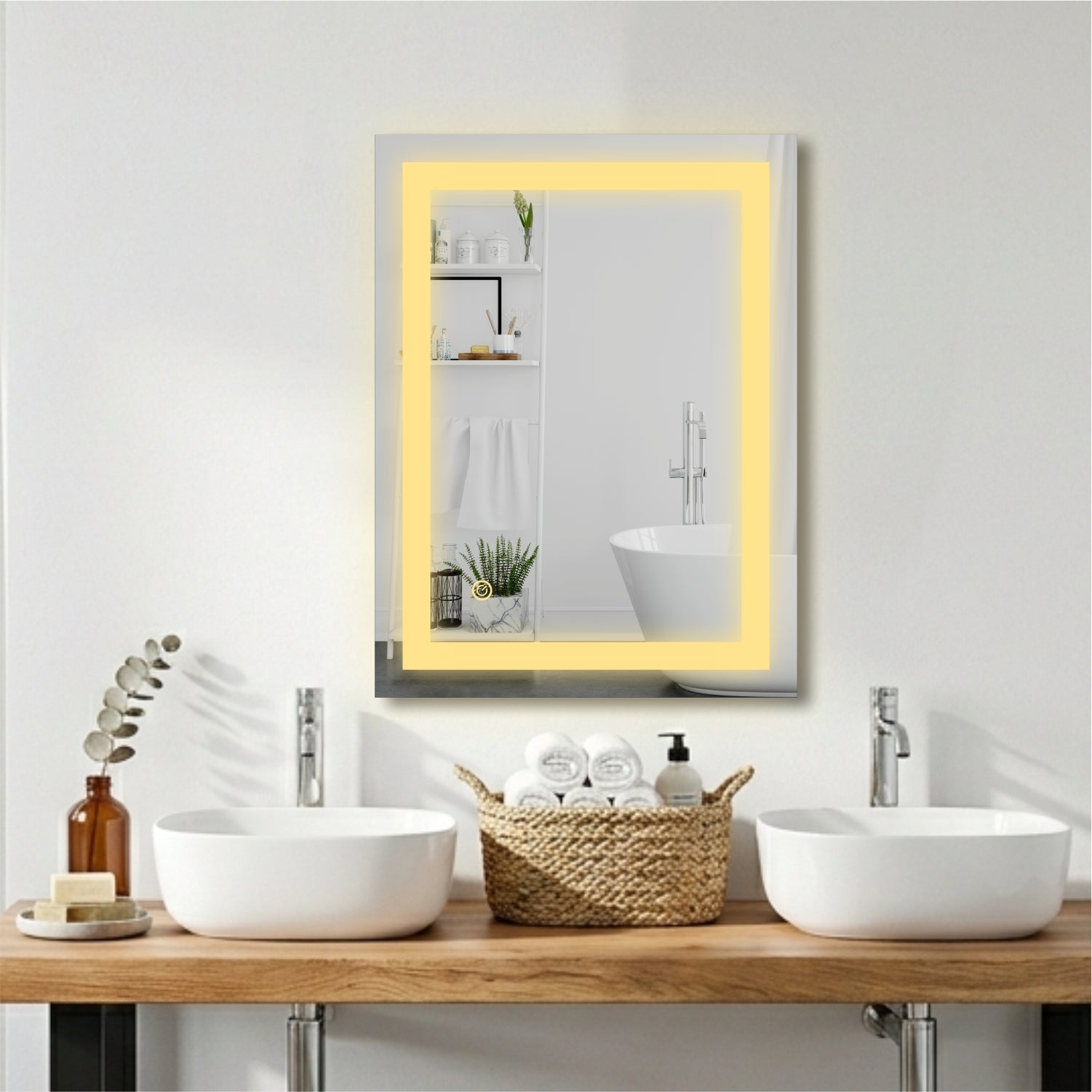 Rect Smart LED Mirror