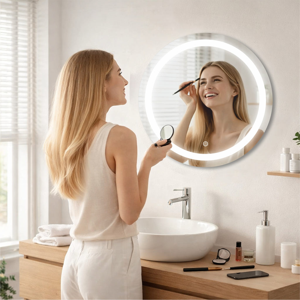 Round  LED Mirror 24 x 24