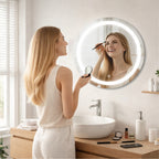 Round  LED Mirror 24 x 24
