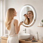 Oval Smart LED Mirror