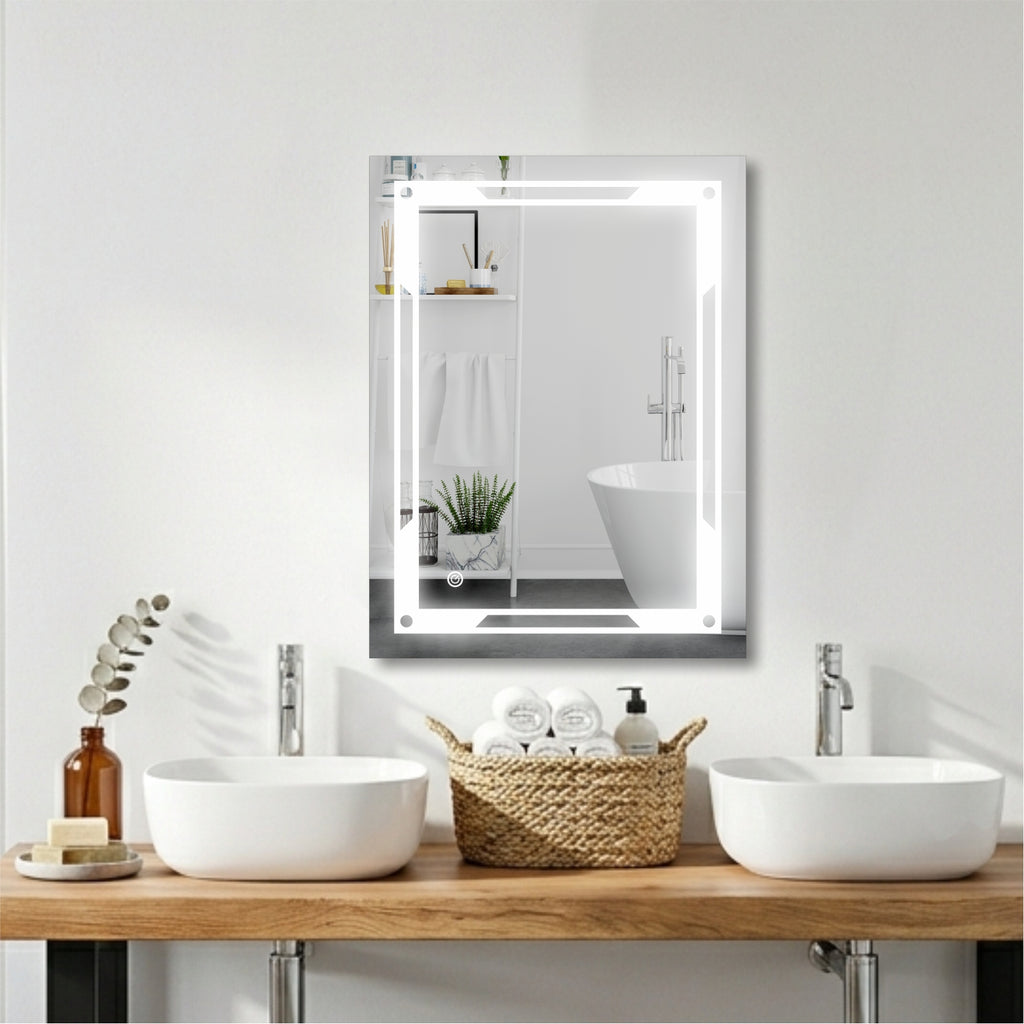 TRYOTONE Rectangle LED Mirror