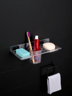 Tryotone Dual Soap Dish and Toothbrush Holder  (Pack of 2)