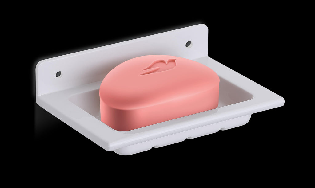 Elegant Wall-Mounted Soap Holder  (Pack of 2)