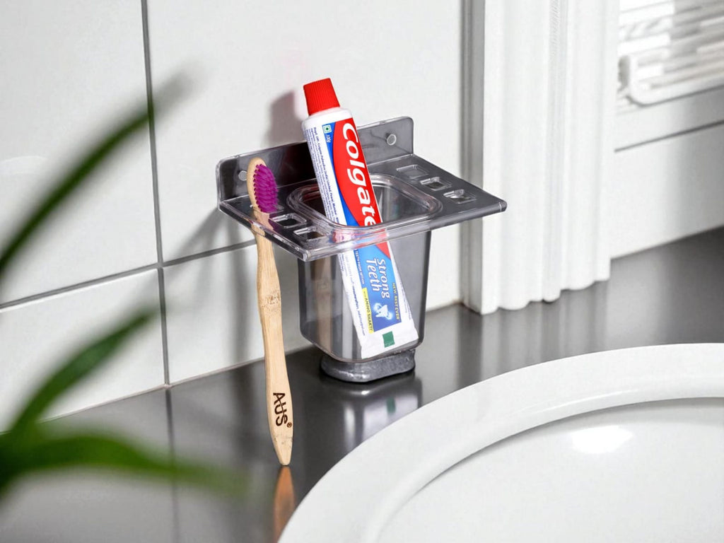 TRYOTONE Wall-Toothbrush Holder Plastic Toothbrush Holder (pack of 2)